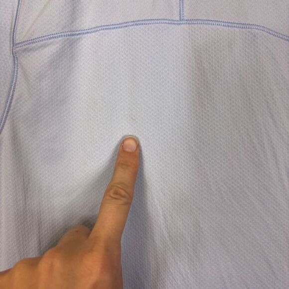 Lululemon Tennis/Golf Light Blue Collared Sleeveless Polo Top Size 4 - Picture 6 of 7